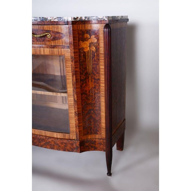 Stone Art Deco Mahogany, Marble and Bronze Buffet by Paul Follot, France, 1920s For Sale - Image 7 of 18