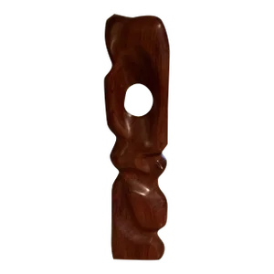 1950s Hand Carved Wooden Standing Totem Type Figure by Paul Richard (Dick) Perras