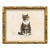 Reproduction Art Print of Vintage “Le Chat" Illustration (6), Framed For Sale