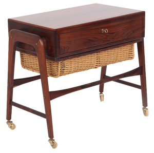 Sewing Table in Rosewood, Denmark, 1950s