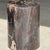 Side Table in Black Petrified Wood with Beige Fine Mesh Pattern For Sale - Image 16 of 18