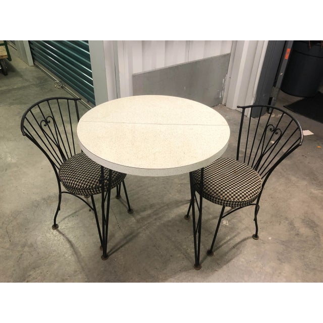 Mid-Century Bistro Table & 2 Chairs | Chairish
