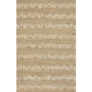 Erin Gates by Momeni Orchard Ivory Vine Hand Woven Rug 2'X8' Runner For Sale