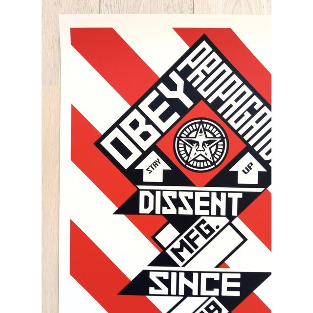 Shepard Fairey (Obey), Constructivist Banner, Screenprint For Sale - Image 6 of 7