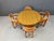 Brown Pine Dining Table and Chairs by Rainer Daumiller for Hirtshals Savvaerk, 1980s, Set of 5 For Sale - Image 8 of 11