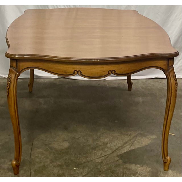 Vintage Thomasville French Provincial Style Parquet Dining Table Chairish