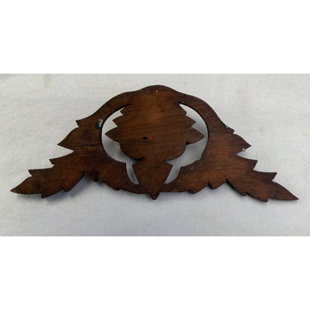 19th C. Hand-Carved Walnut Architectural Fragment For Sale - Image 10 of 18