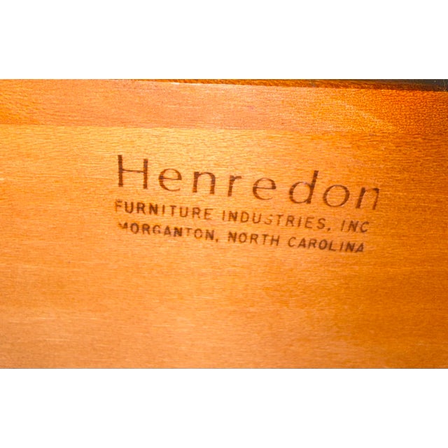 Wood 1980s Henredon Campaign Credenza For Sale - Image 7 of 10