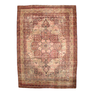 Antique Persian Lavar Kerman Rug 9’0" X 13’3”