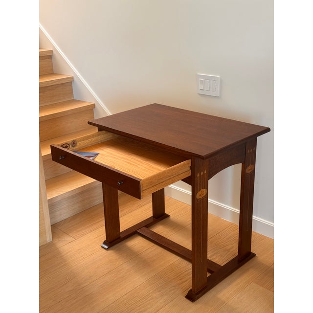 Stickley Harvey Ellis Mission Oak Arts and Crafts Style Desk For Sale - Image 9 of 10