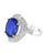 8.5 Carat Oval Tanzanite and 2 Carat Diamond Ring 18 Karat White Gold, Estate, Size 3 For Sale In New York - Image 6 of 8