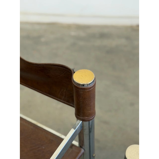 Patinated Chrome Side Chairs - Sold Separately For Sale In Los Angeles - Image 6 of 18