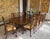 Monumental 12-Foot Figured Burl Wood Triple Pedestal Extension Dining Table For Sale - Image 12 of 12