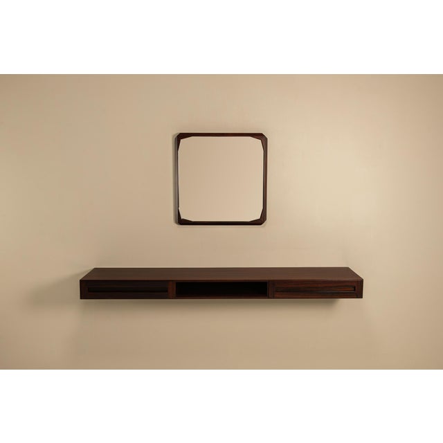 Hanging Console and Mirror by Dino Cavalli for Tredici, 1960s, Set of 2 For Sale - Image 10 of 10
