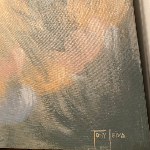 Minimalistic Abstract Painting “Twillight Mood” by Tony Leiva For Sale - Image 4 of 6