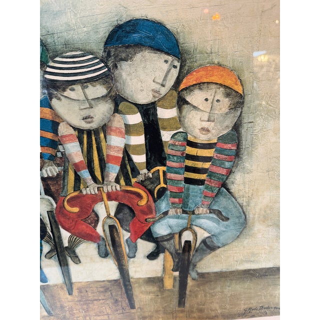 Graciela Rodo Boulanger "Tour De France" Signed Print, Framed For Sale - Image 11 of 12