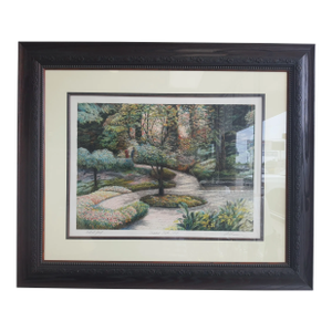 Framed Artist Proof 1988 "Shaded Path" Signed: Harold Altman