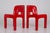 Vintage Red Universale Chairs by Joe Colombo for Kartell, 1979, Set of 2 For Sale - Image 13 of 13