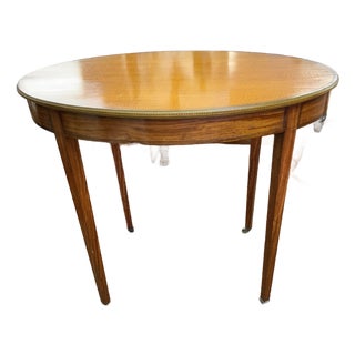 Early 20th Century Satinwood English Edwardian Table For Sale