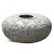 Beautiful Java round stone carved pot with charming repeating floral pattern. Solid heavy handmade piece from Indonesia...