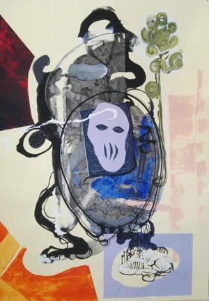 Stefano Mazzolini, AC88, 2017, Acrylic on Paper
