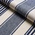 Schumacher Sample - Schumacher Summerville Linen Stripe Fabric in Navy For Sale - Image 4 of 4