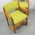 Upholstered Pine Armchairs, 1970s, Set of 2, in Very Good conditions. Designed 1970 to 1979