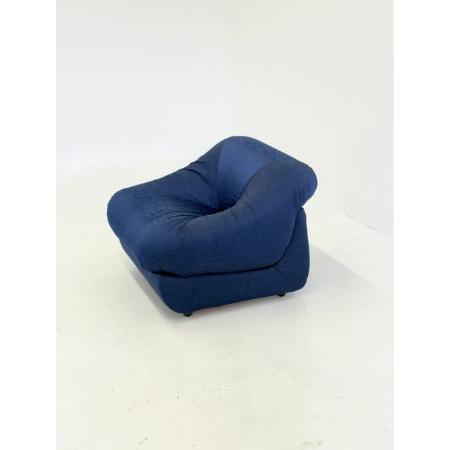 Space Age Blauwe Armchairs by Airborne, 1970s, in Very Good conditions. Designed 1970 to 1979