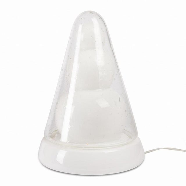 Vintage Glass Table Lamp, 1970s For Sale - Image 11 of 11