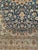 Vintage Persian Nain Area Rug, Hand-Knotted Wool & Silk, Floral Pattern, 6x9, Royal Blue & Ivory For Sale - Image 13 of 16
