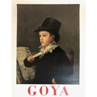 Francisco de Goya Exhibition at Musee Jacquemart-André Lithograph Poster, 1970 For Sale