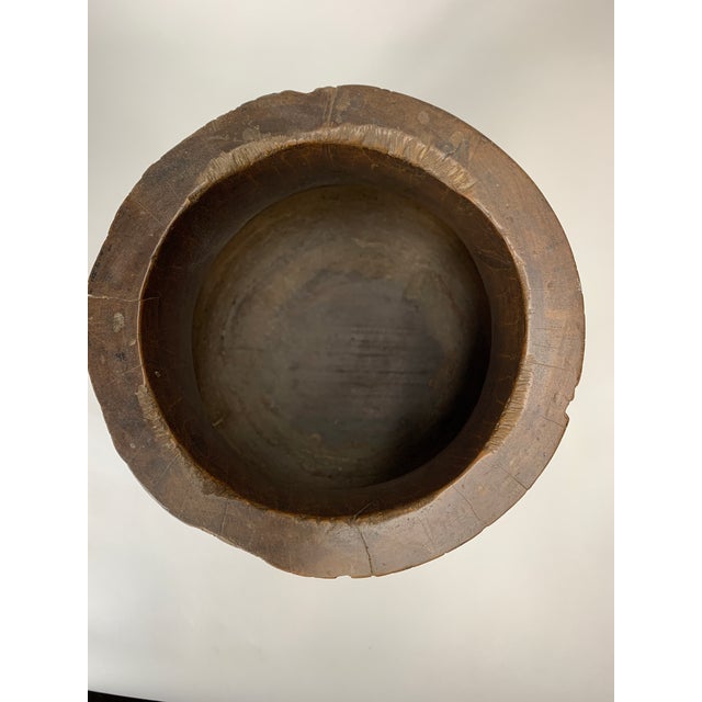 Early 20th Century Asian Wooden Vessel For Sale In Chicago - Image 6 of 12
