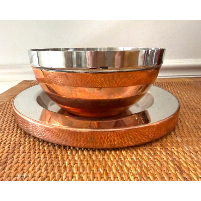 Italian Gabriella Crespi Signed Large Bowl and Tray For Sale - Image 3 of 12
