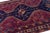 Mid-Century Vintage Turkish Wool Rug - Vibrant Berry and Navy Tribal Medallion For Sale In New York - Image 6 of 9