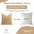 Not Yet Made - Made To Order Fabdivine Decorative Block Print Cushion Cover 12x20 Inch Duck Canvas-Aradhana For Sale - Image 5 of 5
