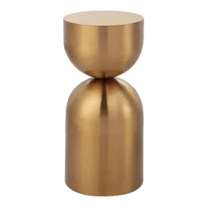 Golden Vessel Modern Accent Table