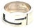 Gucci Estate Ring Size 5.5 Sterling Silver Height 8 mm For Sale
