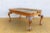 1940s Vintage Chippendale Brass and Pine Tray Coffee Table For Sale - Image 5 of 12