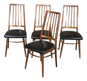 Mid 20th Century Stamped Mid-Century Dining Chairs - 4 Pieces