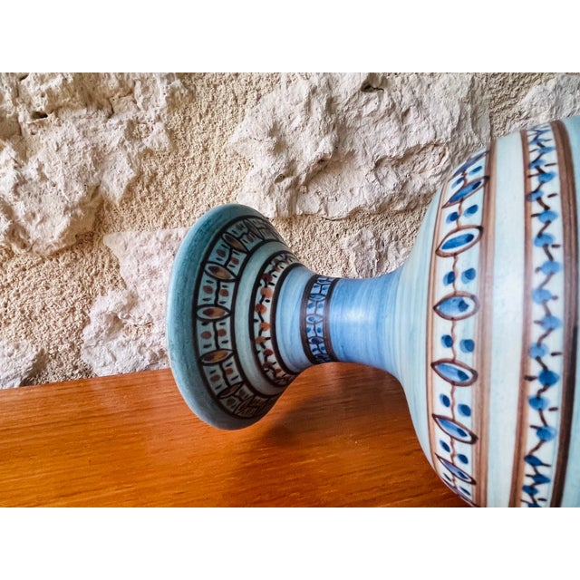 Mid-Century Ceramic Vase by Louis Bacculini, Vallauris, 1960s For Sale - Image 16 of 18