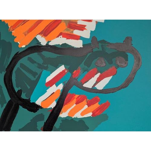 1970s Karel Appel, Green Cat, 1978, LIthograph For Sale - Image 5 of 6