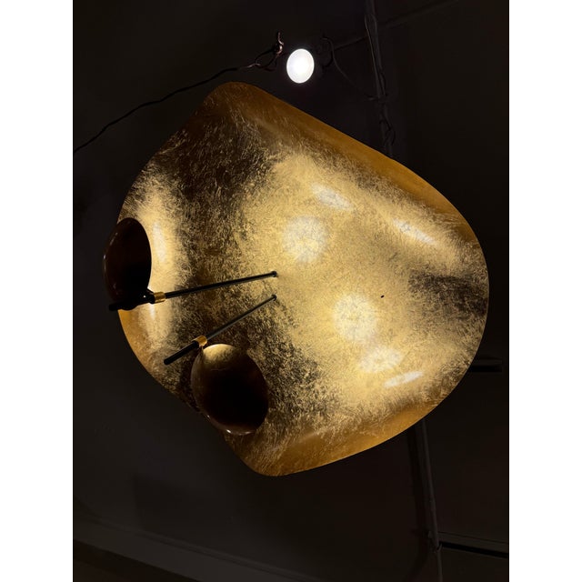 Modern Enzo Catellani for Catellani & Smith Lederam Manta Pendant For Sale - Image 3 of 12