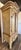Rustic European Large European Style Old World Hand-Painted Bar Drinks Liquor Armoire Cabinet Pull Out Shelf For Sale - Image 3 of 16