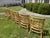 1960s Rattan Dining Chairs, attr. Brown Jordan, set of 6 For Sale In Nashville - Image 6 of 8