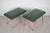 Animal Skin Benches, Italy, 1950s, Set of 2 For Sale - Image 7 of 12