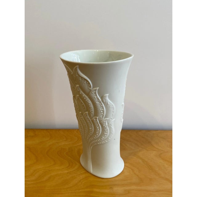 Kaiser and Co Kaiser West German Porcelain Vase For Sale - Image 4 of 7