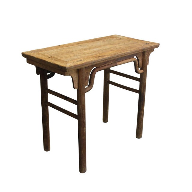 Chinese 40" Long Antique Wine Table #15 For Sale - Image 3 of 5