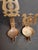 Rare 18th C Wrought Iron Double Crusie Phoebe Grease Lamp Bird Motif Folk Art For Sale - Image 4 of 18