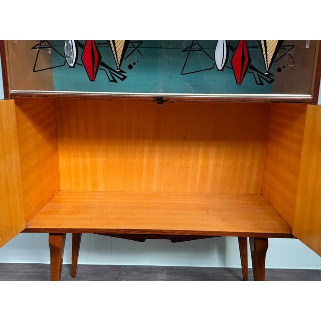 Vintage Italian Display Cabinet, 1960s For Sale - Image 12 of 14