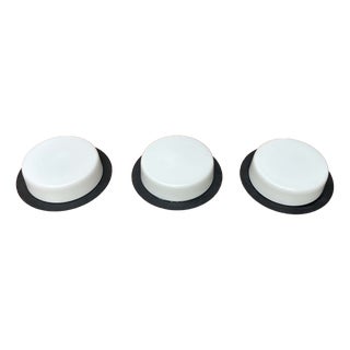 Mid-Century Modern GDR Minimalist Ceiling Lamps, 1960s, Set of 3 For Sale
